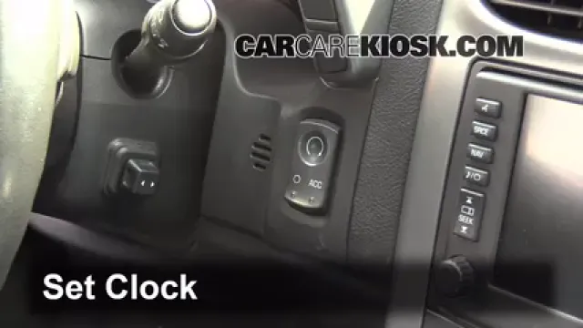 2006 Chevrolet Corvette 6.0L V8 Convertible Horloge Régler l'horloge